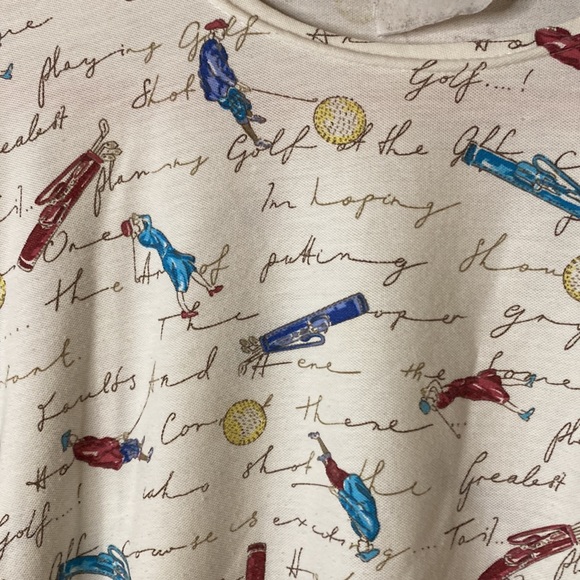 Vintage Short Sleeve Golf Theme Tee - Picture 2 of 2